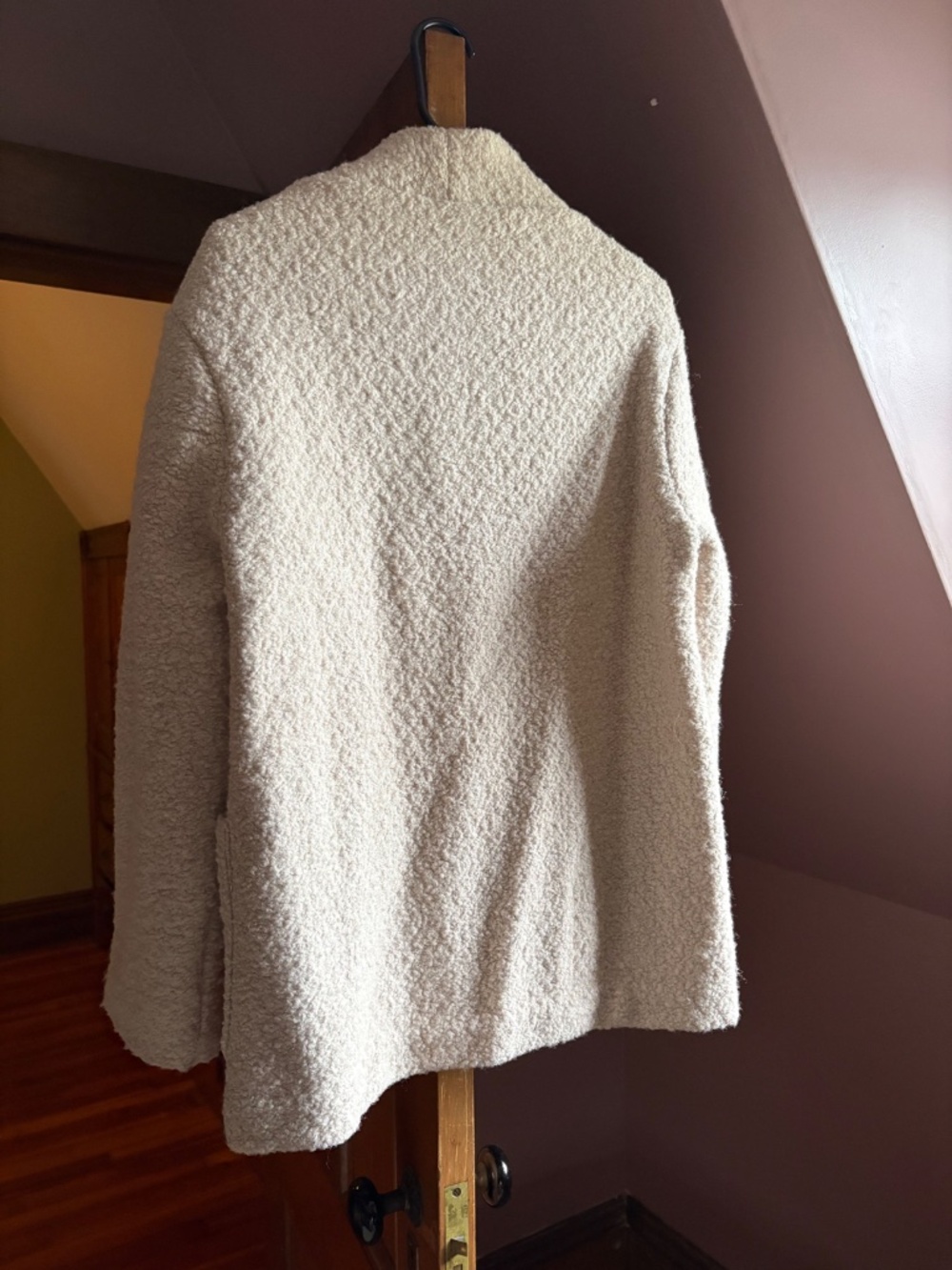 Knit Boucle Coat - Picture 3 of 4